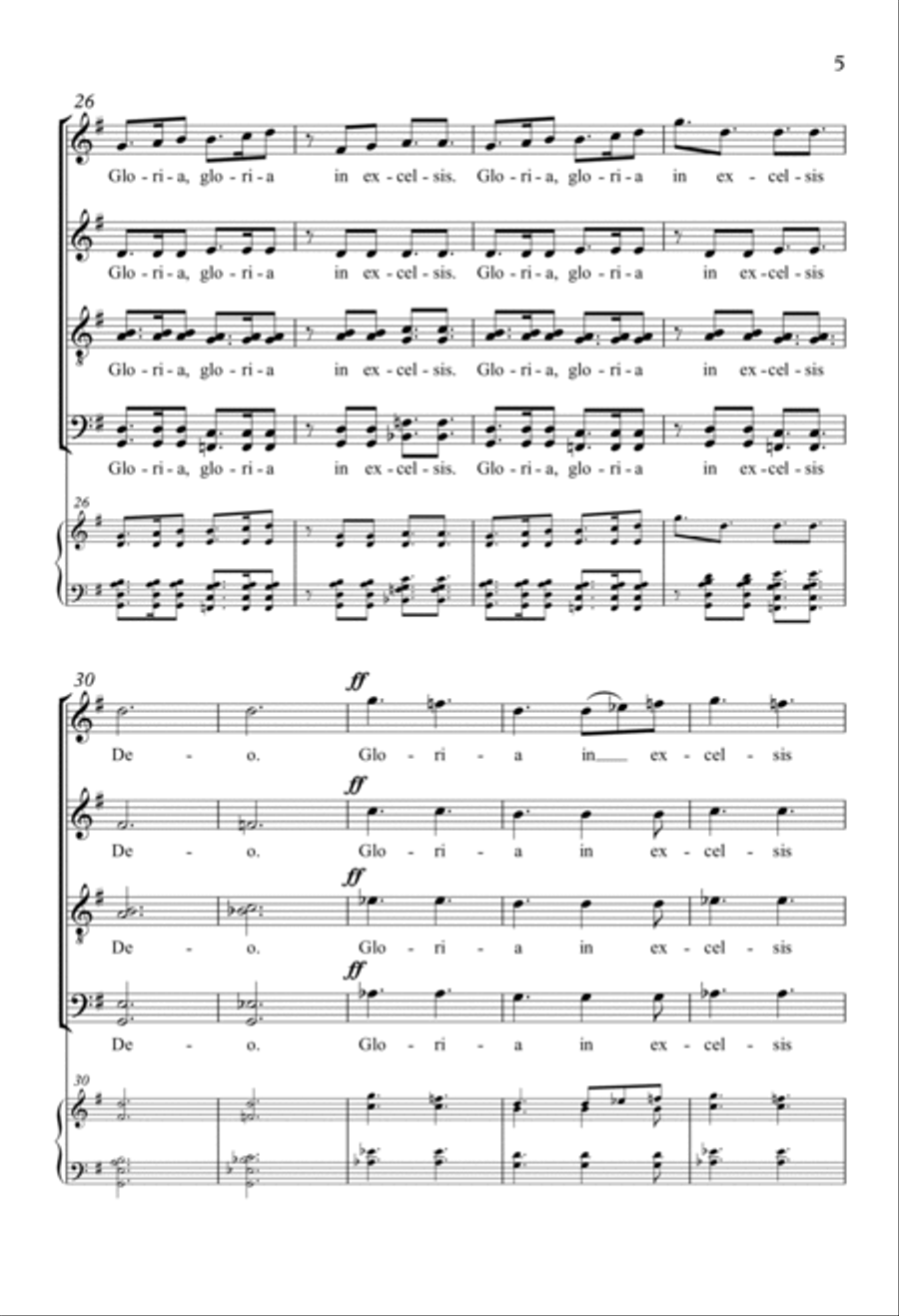 Gloria! Divisi scores gallery preview page 4