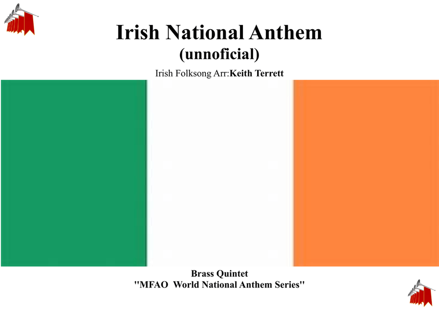 Irish National Anthem (unofficial) for Brass Quintet Brass Quintet scores gallery preview page 1