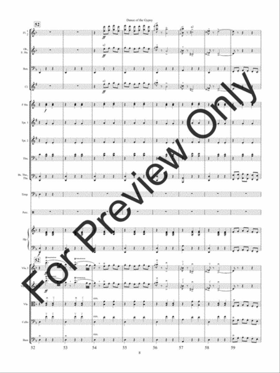 Dance of the Gypsy Dance of the Gypsy String Orchestra scores gallery preview page 11
