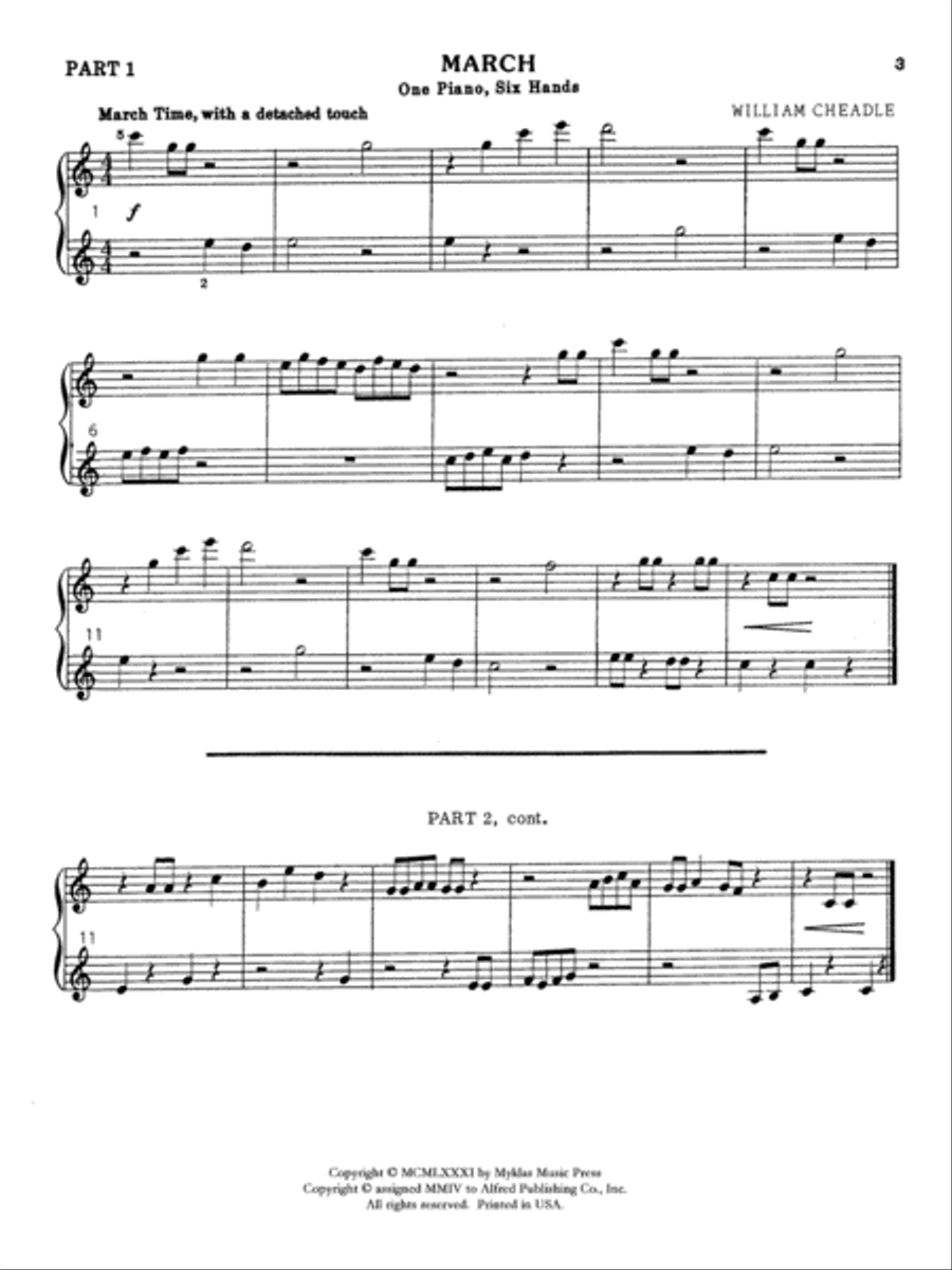 Six for Three Six for Three Small Ensemble scores gallery preview page 2