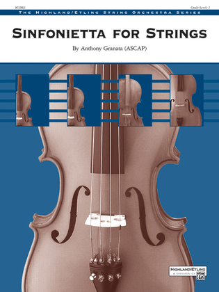 Book cover for Sinfonietta for Strings