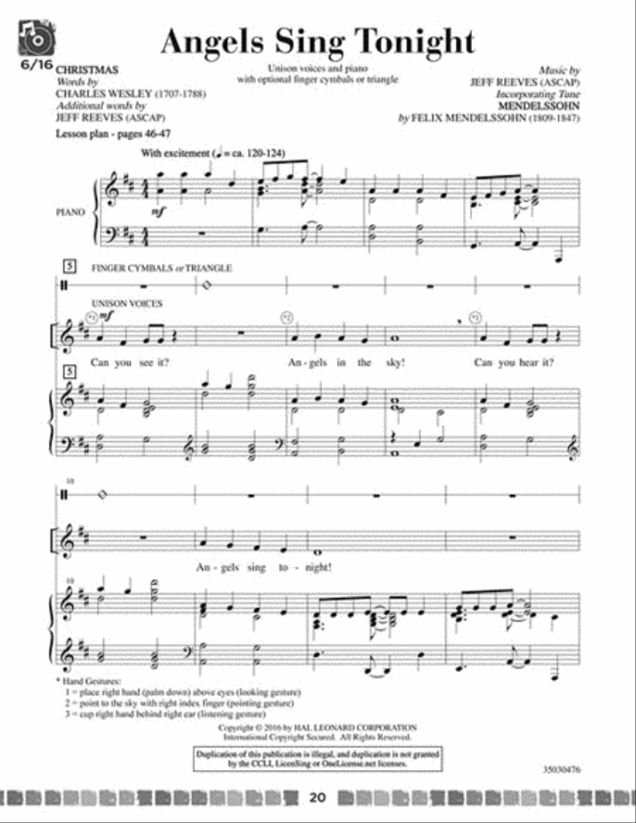 Sing and Celebrate 5! Sacred Songs for Young Voices Unison Choir scores gallery preview page 5