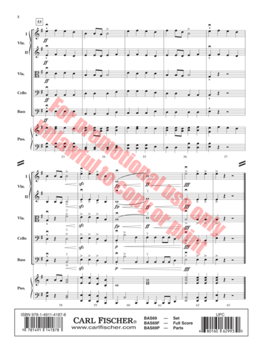 Qin Shi's Stone Army String Orchestra scores gallery preview page 9