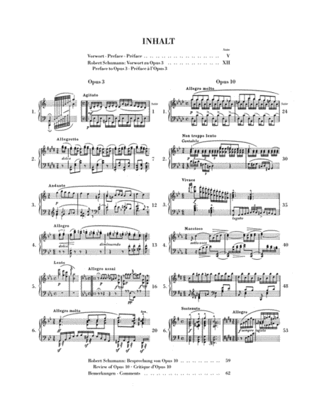 Paganini Studies, Op. 3 and Op. 10