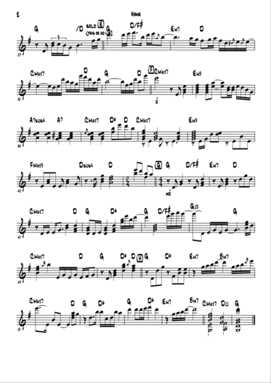 Home Jazz Ensemble scores gallery preview page 4