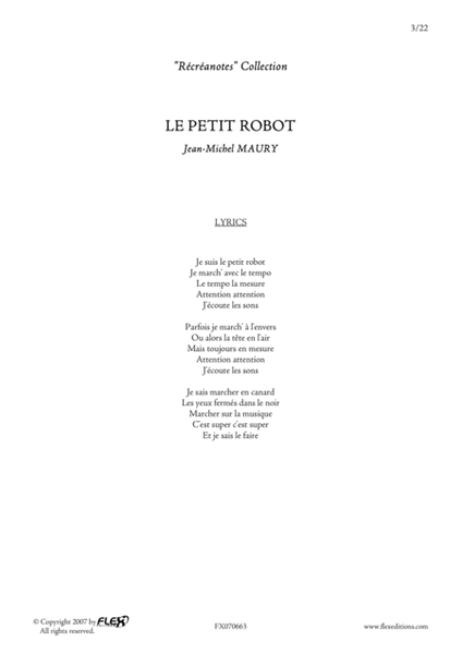 Le Petit Robot image number null