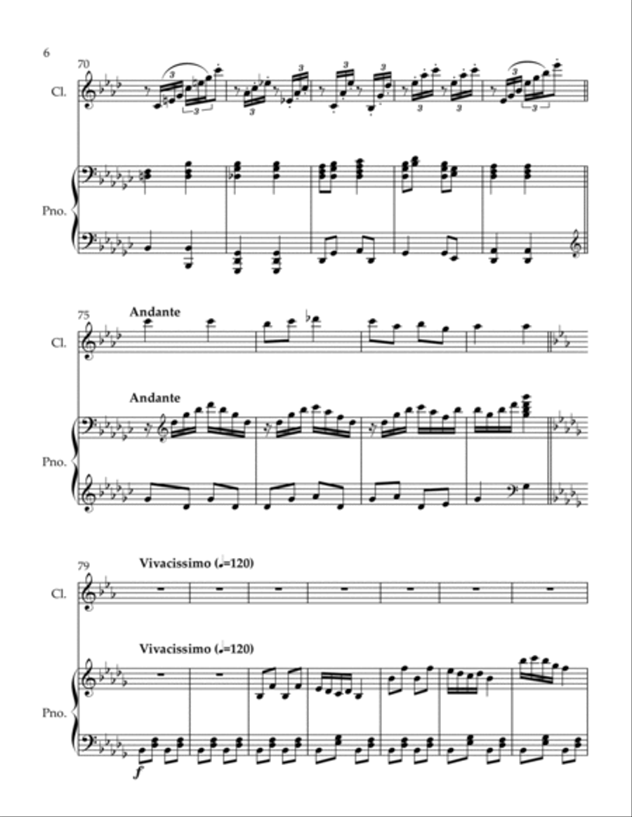 Dervish Dance Dervish Dance B-Flat Clarinet scores gallery preview page 6