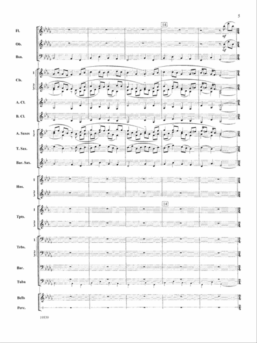 Two Irish Sketches: Score Concert Band scores gallery preview page 5