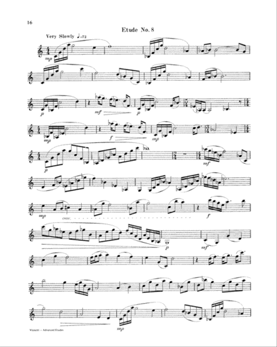 Advanced Etudes Advanced Etudes Trumpet Solo scores gallery preview page 5