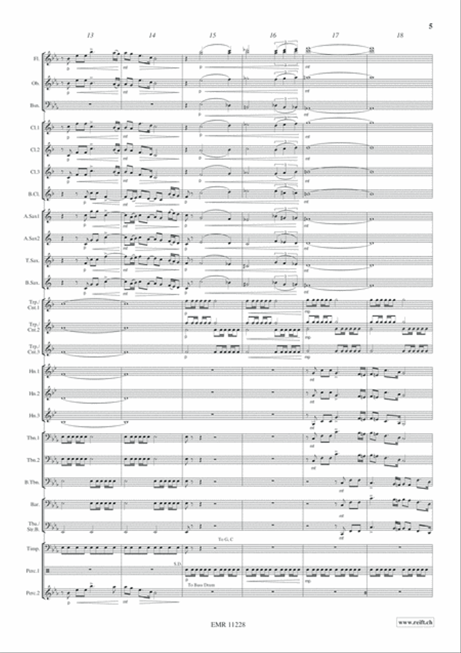 Clouds Concert Band scores gallery preview page 7