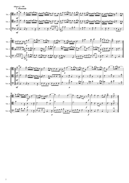 Trio Sonata Op 2 No.3 C Major