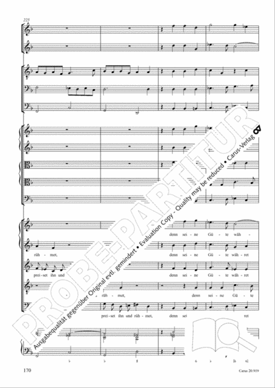 Opera varia I. Works with 1-7 parts (Complete edition, vol. 19) [Werke mit 1-7 obligaten Stimmen] Score scores gallery preview page 227