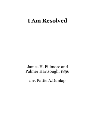 Book cover for I Am Resolved - GM
