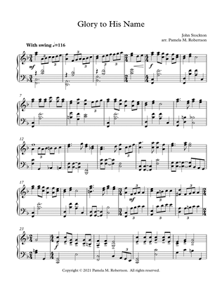 Glory To His Name - Piano Solo