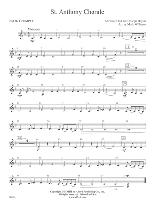 St. Anthony Chorale: 2nd B-flat Trumpet