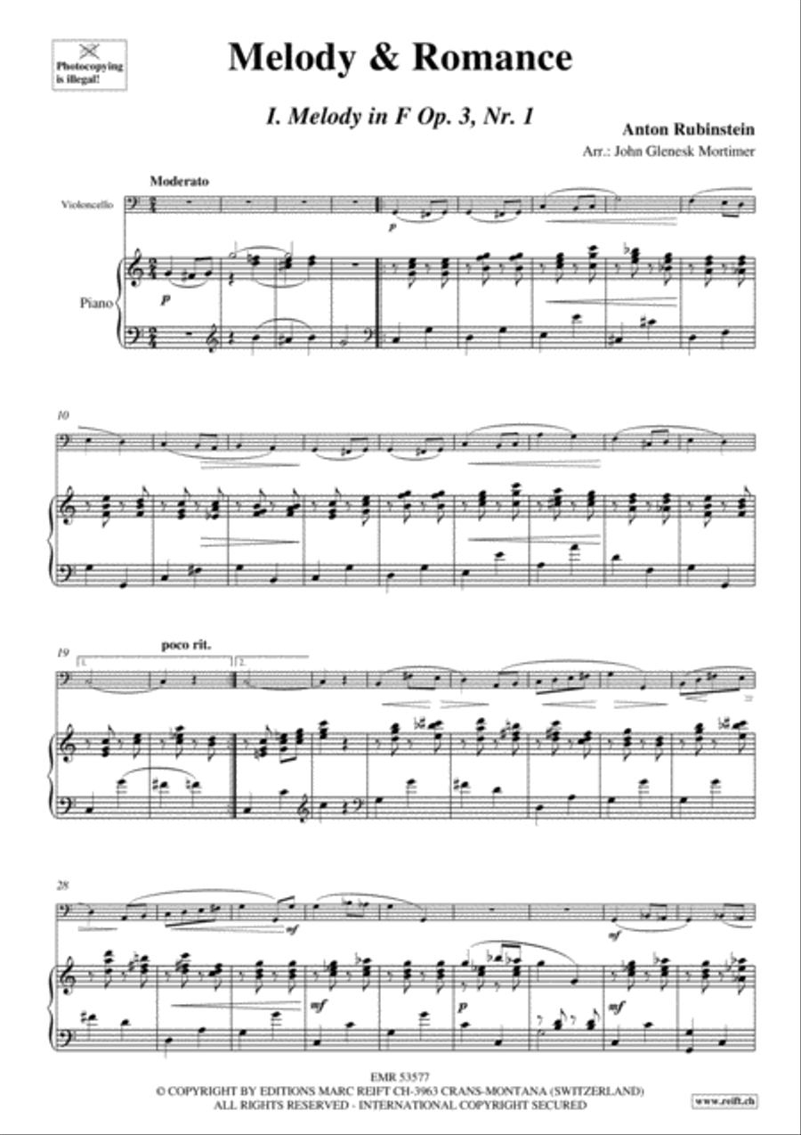Melody & Romance Melody & Romance Piano Accompaniment scores gallery preview page 4
