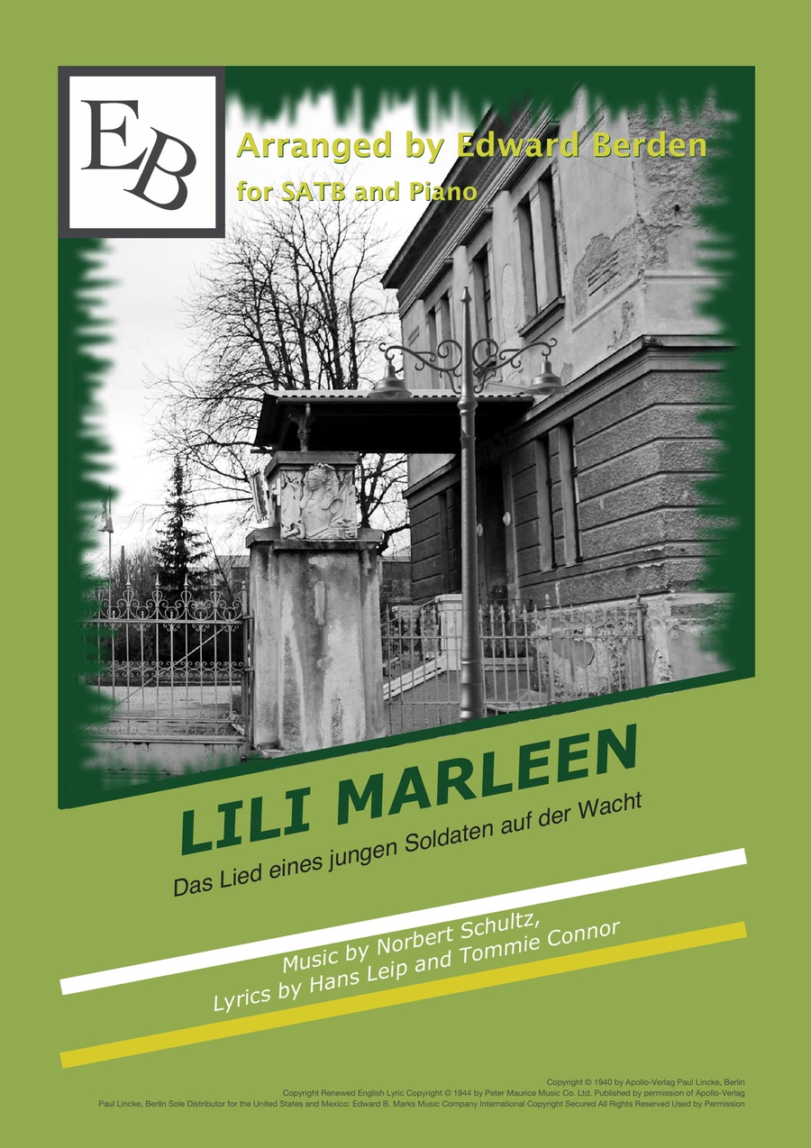 Lilli Marlene (lili Marleen) 4-Part scores gallery preview page 1