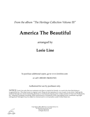 Book cover for America The Beautiful