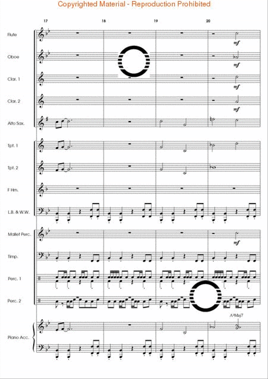 Agon Concert Band scores gallery preview page 6