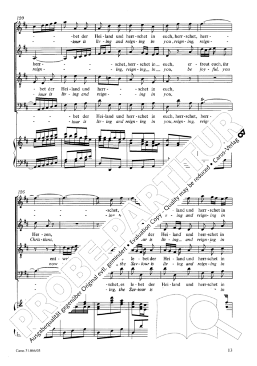 Be joyful, you Christians (Erfreut euch, ihr Herzen) ATB scores gallery preview page 14