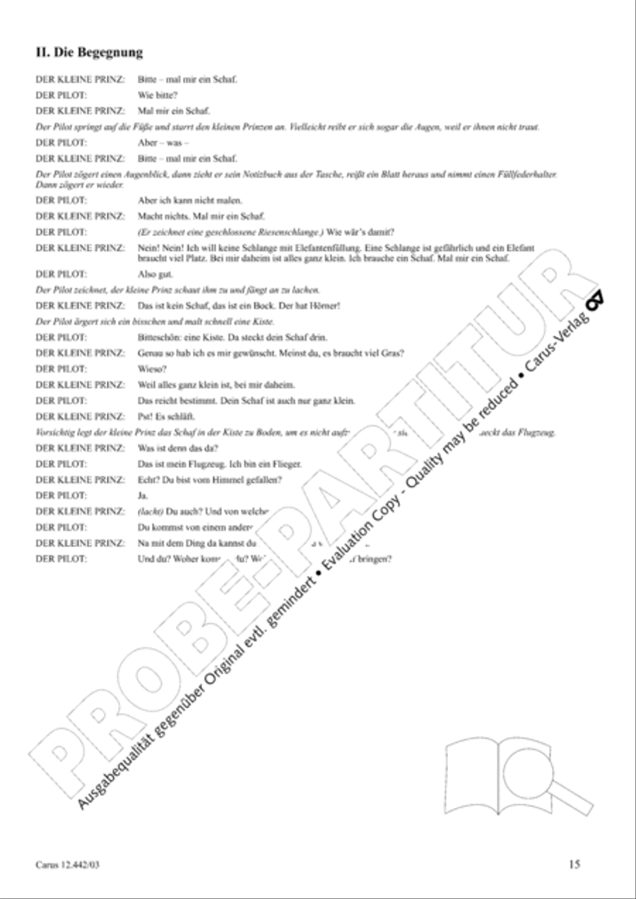 Der kleine Prinz 3-Part scores gallery preview page 17
