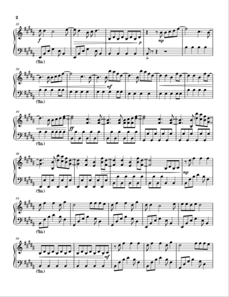 Marching On Marching On Piano Solo scores gallery preview page 2