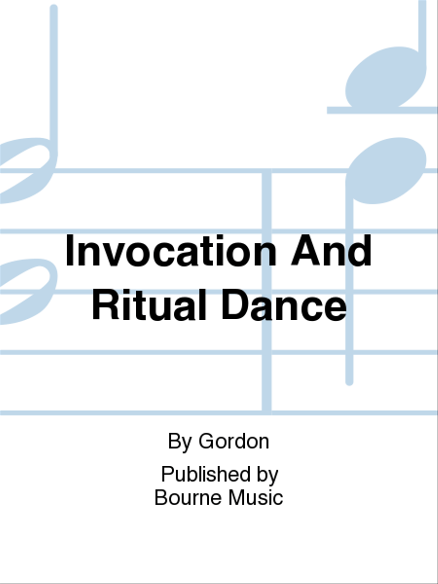 Invocation And Ritual Dance Concert Band scores gallery preview page 1