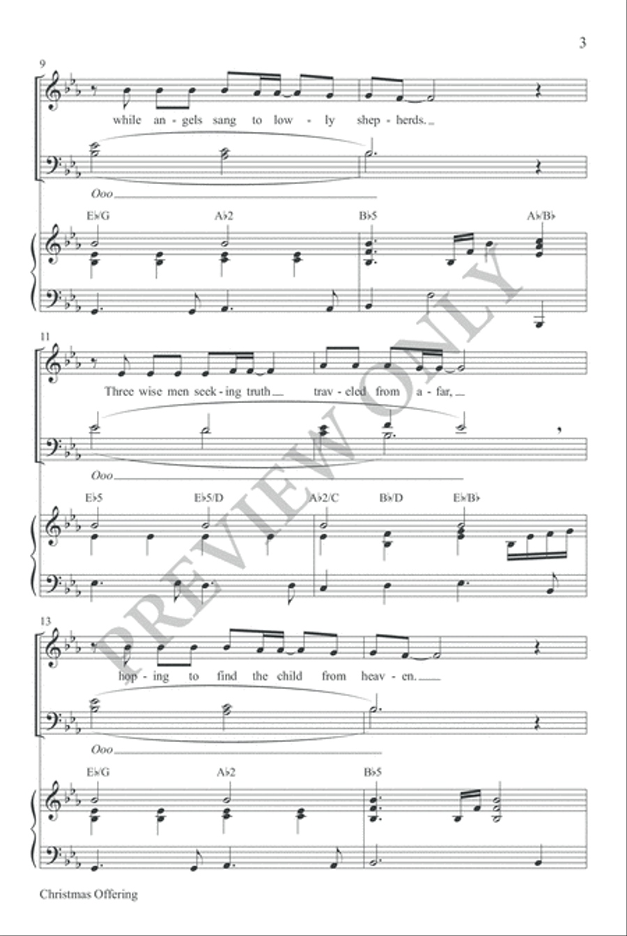 Christmas Offering 4-Part scores gallery preview page 3