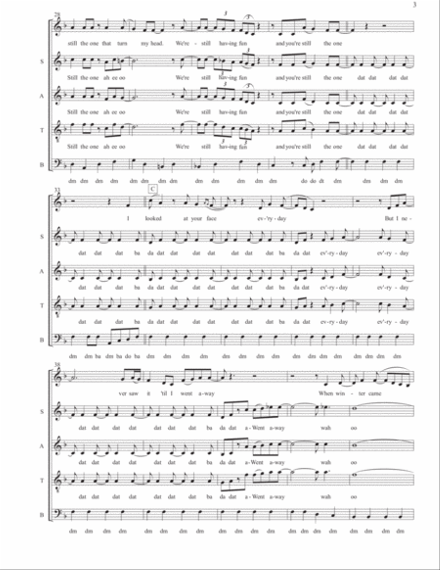 Still The One Still The One 4-Part scores gallery preview page 3