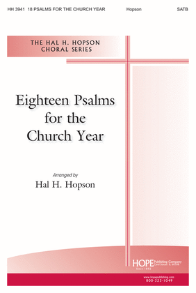 Book cover for Eighteen Psalms for the Church Year