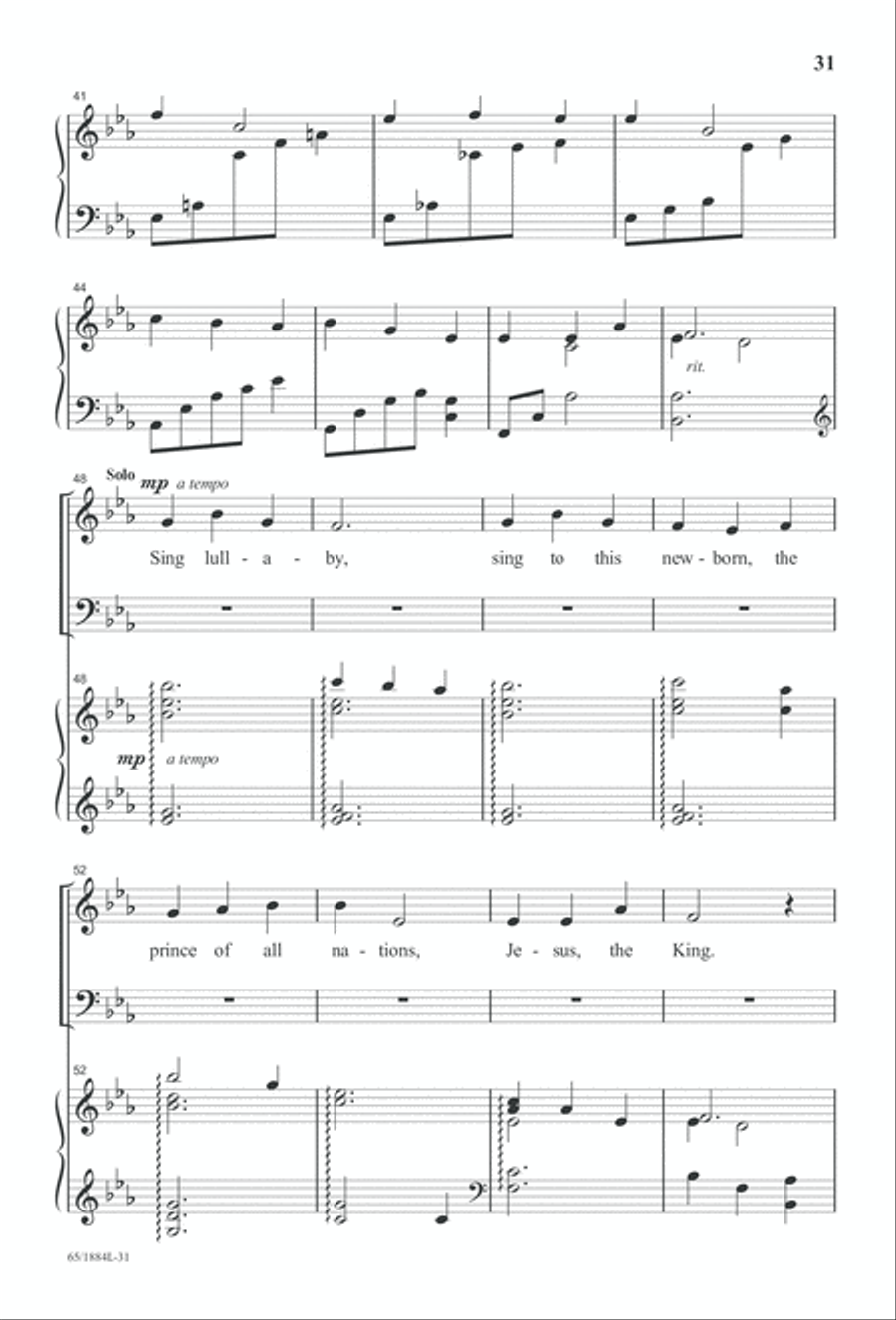 Let Us Adore Him Let Us Adore Him 4-Part scores gallery preview page 33