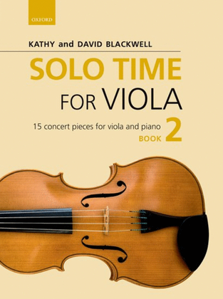 Book cover for Solo Time for Viola Book 2
