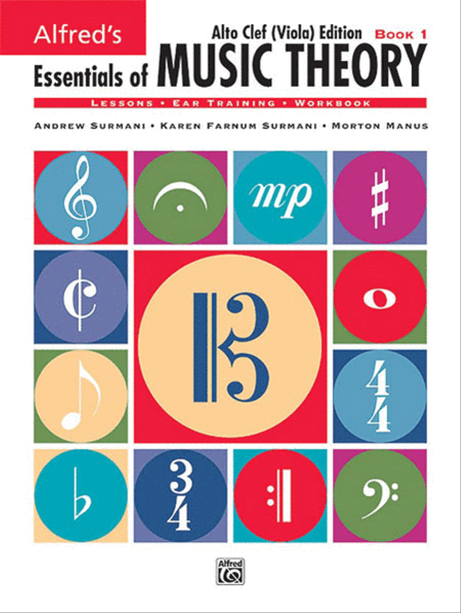 Alfred's Essentials of Music Theory, Book 1 Viola scores gallery preview page 1