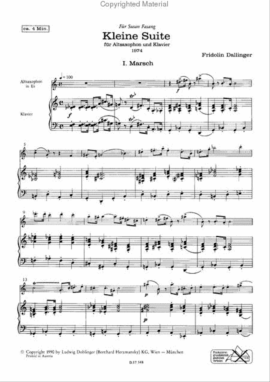 Kleine Suite Piano scores gallery preview page 2