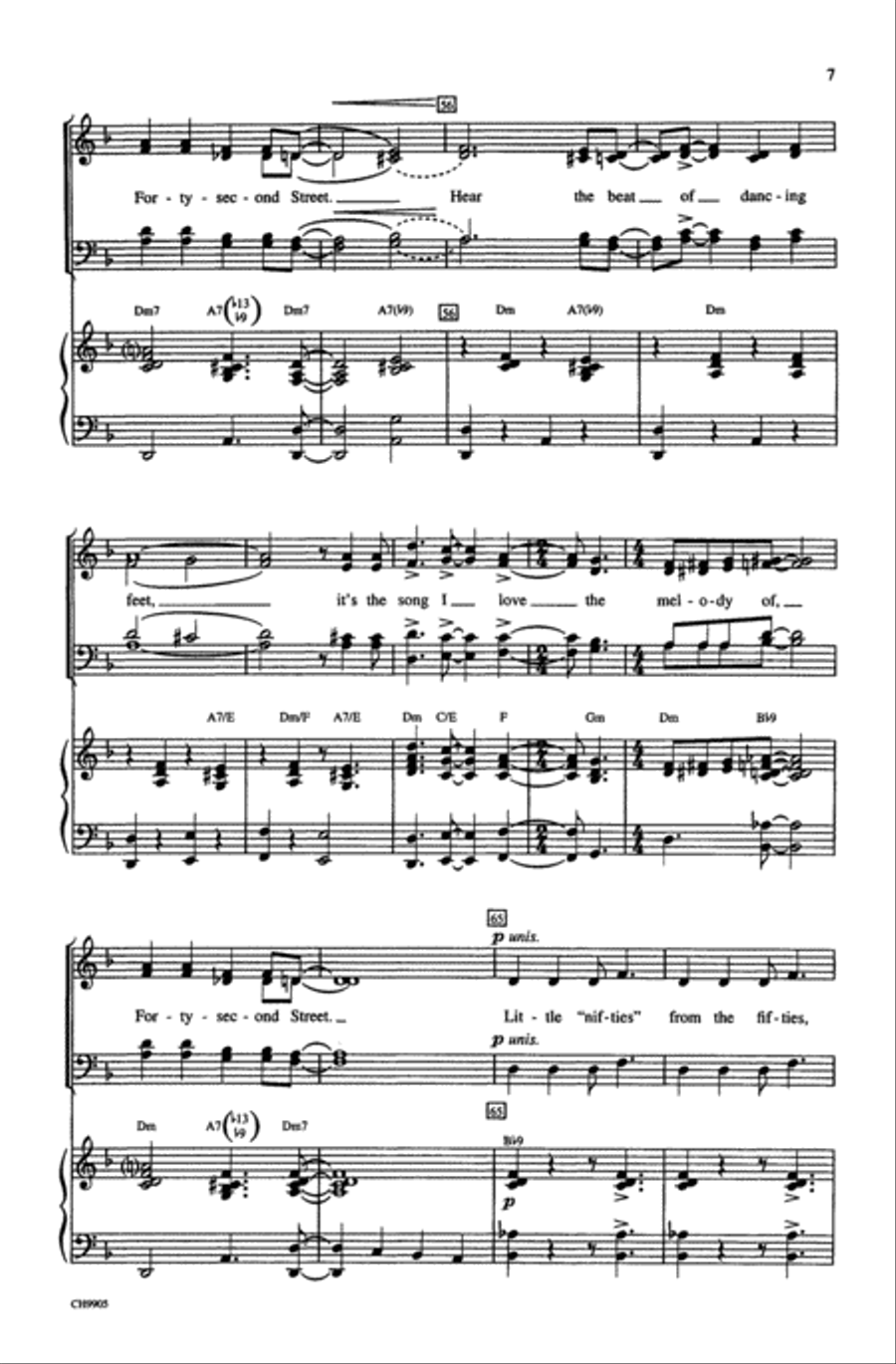 42nd Street Choir scores gallery preview page 5