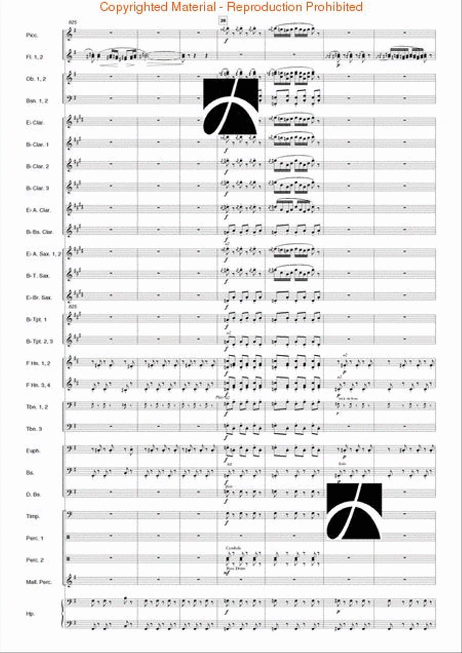 Carmen Suite Carmen Suite Concert Band scores gallery preview page 92