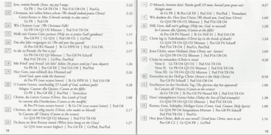 Orgel-Buchlein Organ Solo scores gallery preview page 11
