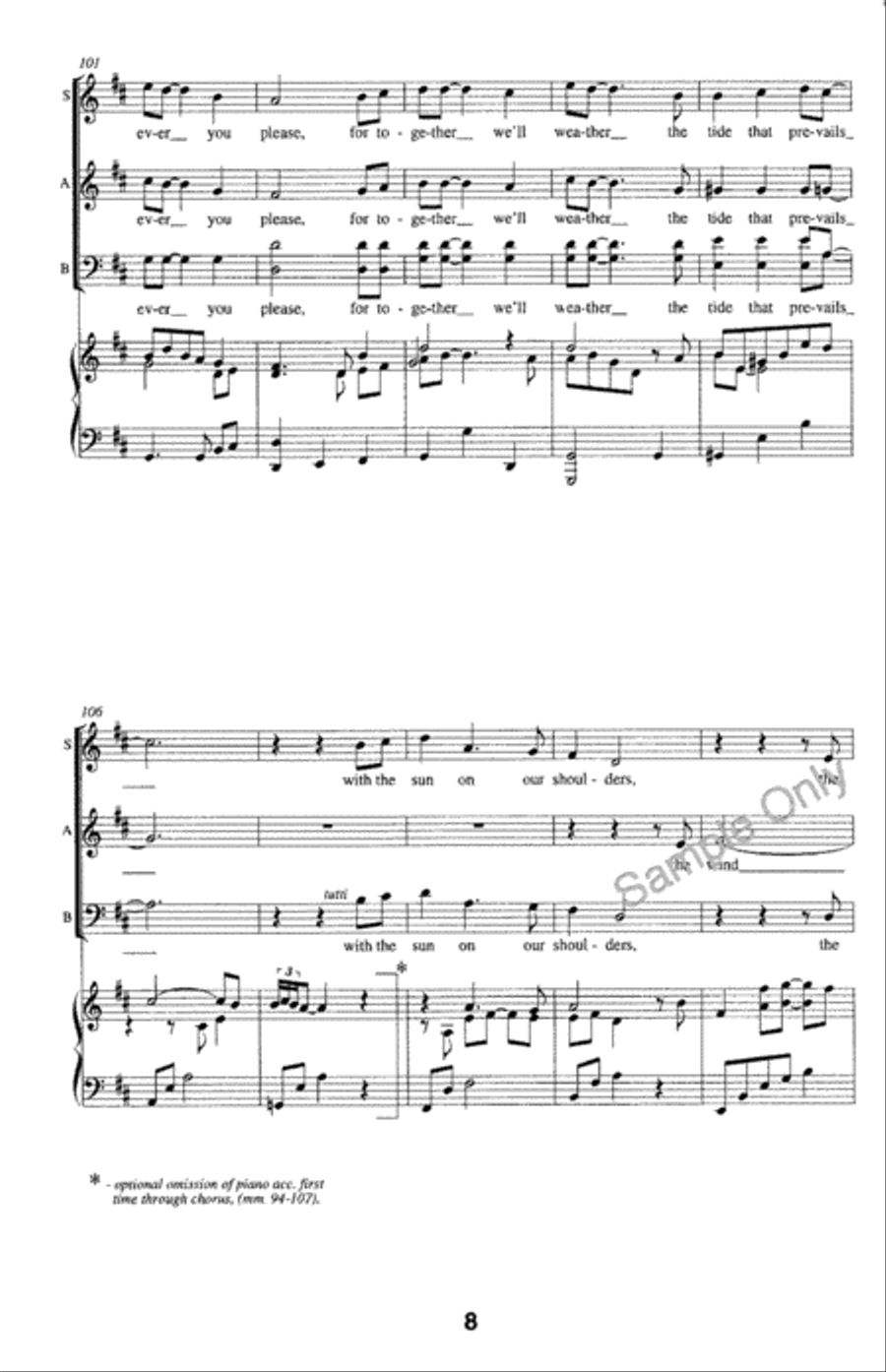 Song For Peace Song For Peace 3-Part scores gallery preview page 9