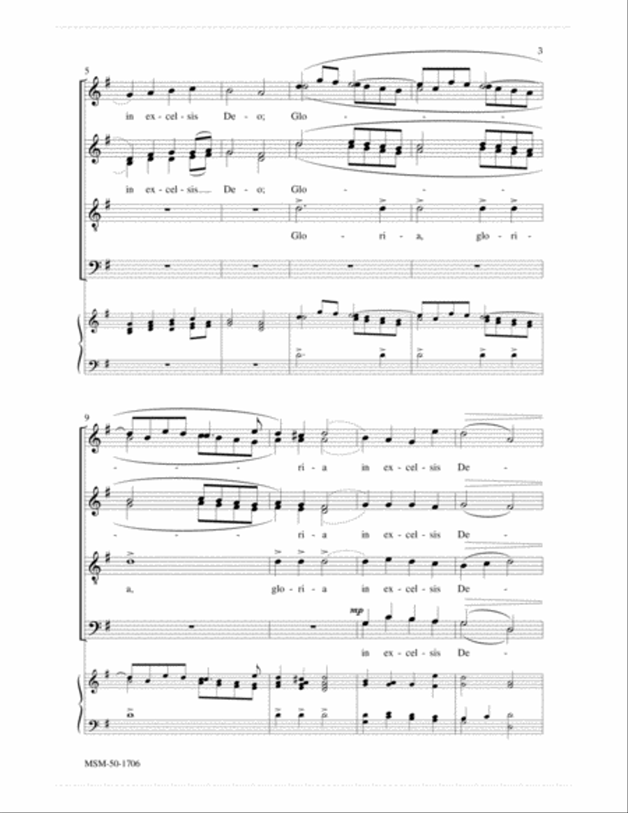 Angels We Have Heard on High Divisi scores gallery preview page 3