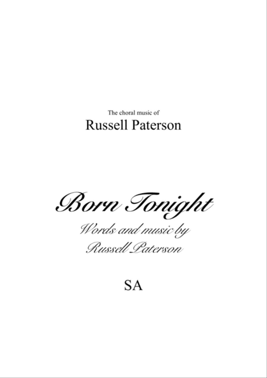 Born Tonight SA scores gallery preview page 1