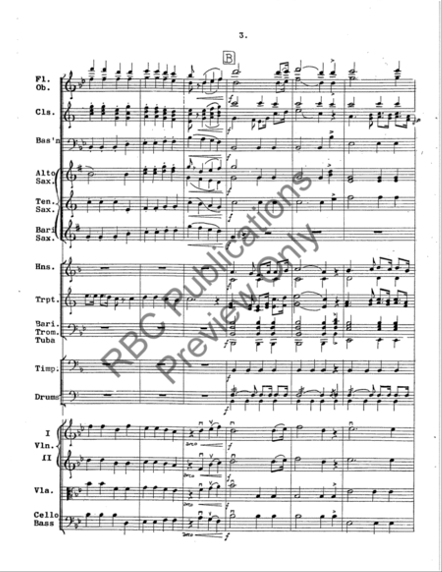Battle Hymn Of The Republic Orch Full Orchestra scores gallery preview page 5