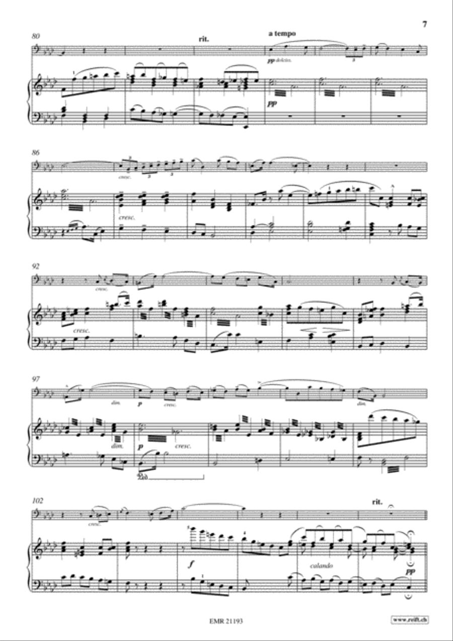 Concerto No. 3 Bass Recorder scores gallery preview page 7