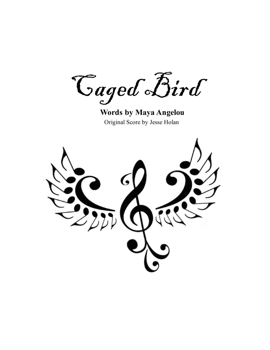 Caged Bird 4-Part scores gallery preview page 1