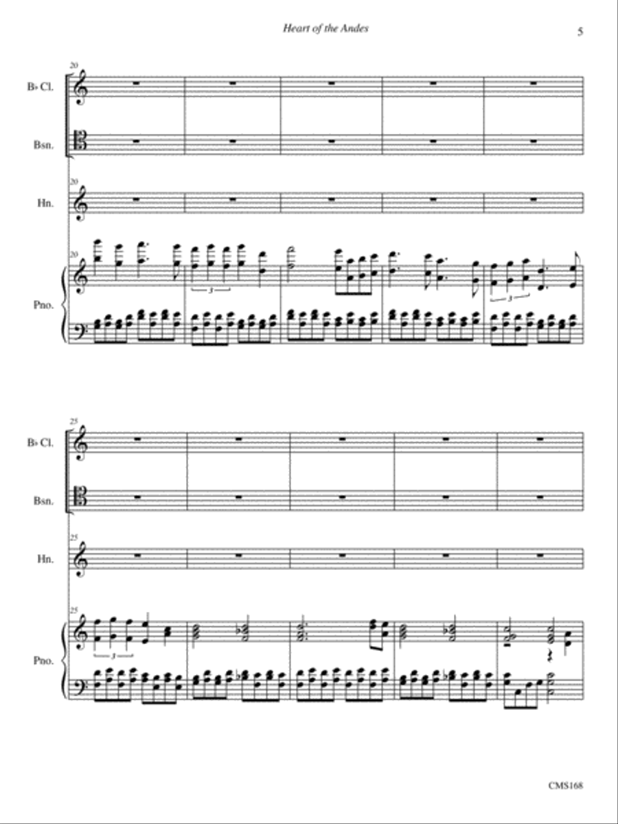 Heart of the Andes Bassoon scores gallery preview page 6