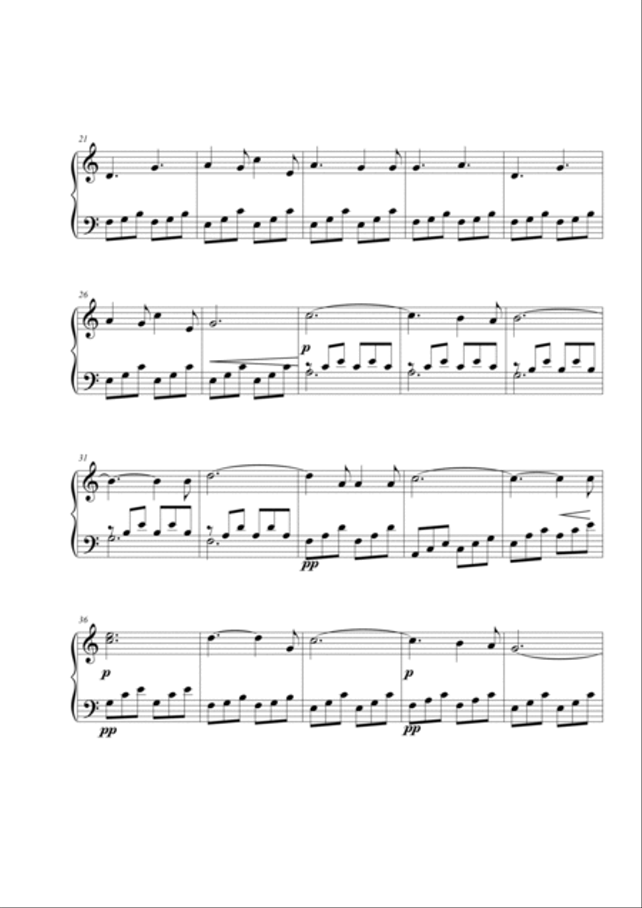 O Holy Night. Piano Piano Method scores gallery preview page 2