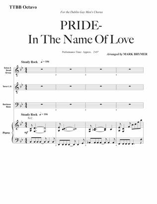 Book cover for Pride (In The Name Of Love)