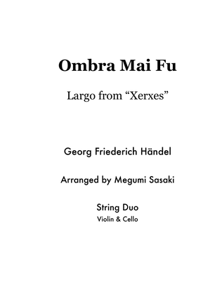 Book cover for Ombra Mai Fu (Largo from Xerxes)