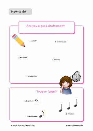 Musical Theory for Kids - How to draw Note duration