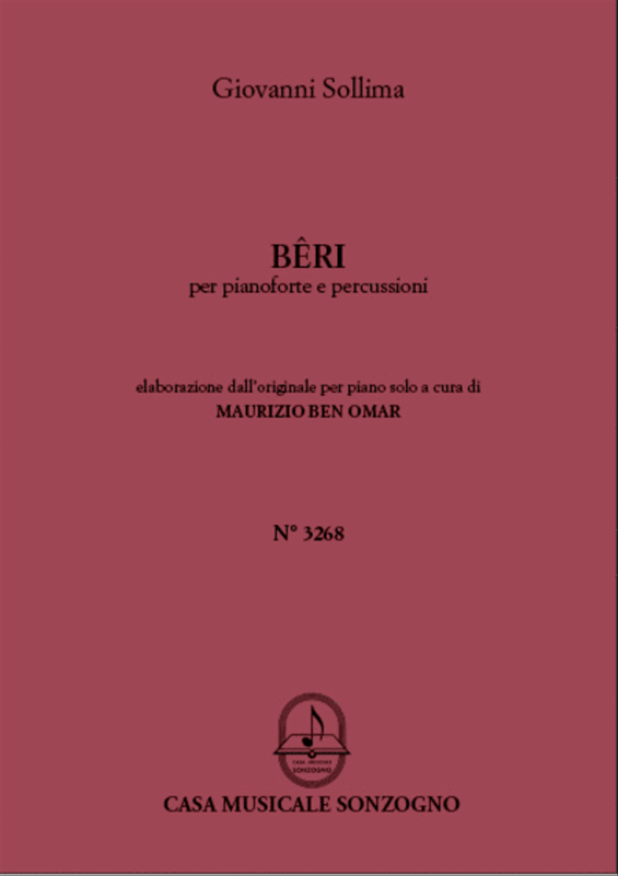 Beri Piano scores gallery preview page 1