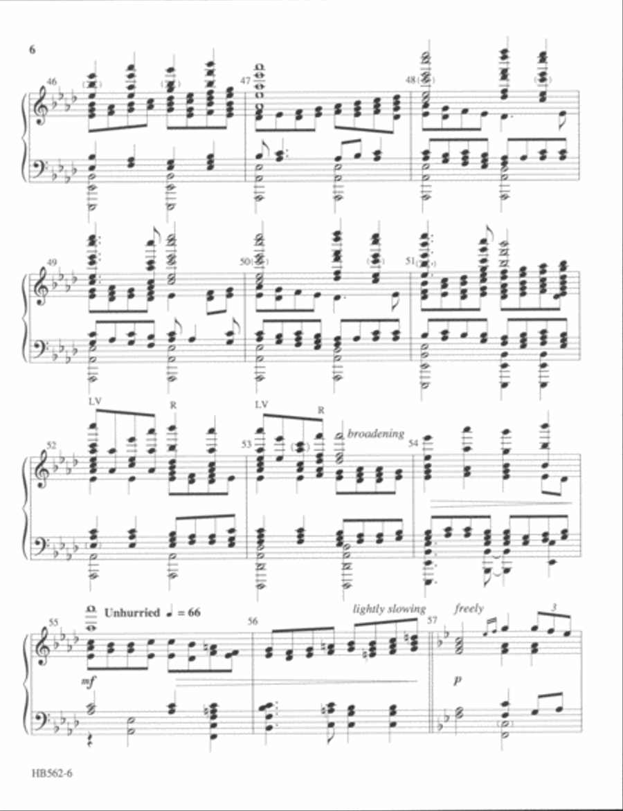 Nearer, My God, to Thee - Lamb Handbell Choir scores gallery preview page 6